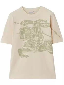Футболка Equestrian Knight Burberry, бежевый