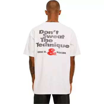 Футболка Eric B & Rakim Sweat the Technique Oversize T-Shirt Mister Tee, цвет Wei