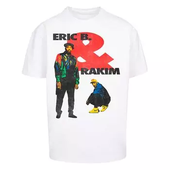 Футболка Eric B & Rakim Sweat the Technique Oversize Tee Mister Tee, цвет Wei/Schwarz/Rot