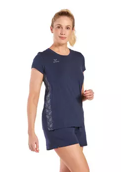 Футболка erima Essential Team, цвет new navy/slate grey
