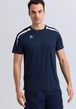 Футболка erima Liga 2.0, цвет new navy/dark navy/weiss