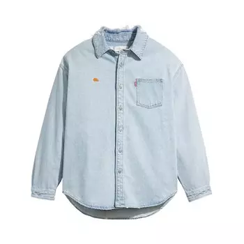 Футболка ERL x Levis синего цвета