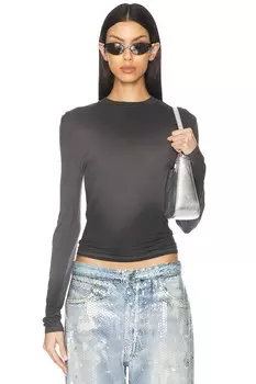 Футболка Erman с длинным рукавом Acne Studios, черный