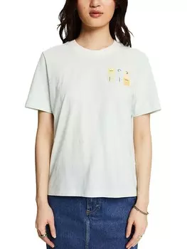 Футболка ESPRIT, цвет trkis/wei