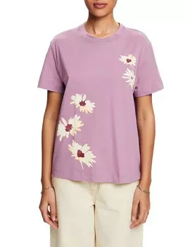 Футболка ESPRIT Shirt, фиолетовый