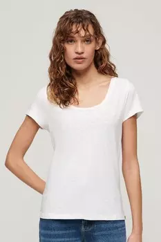 Футболка Essential 90s с логотипом Superdry, белый