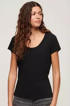 Футболка Essential 90s с логотипом Superdry, черный