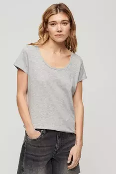 Футболка Essential 90s с логотипом Superdry, серый