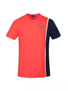 Футболка essential двухцветная Le Coq Sportif, красный