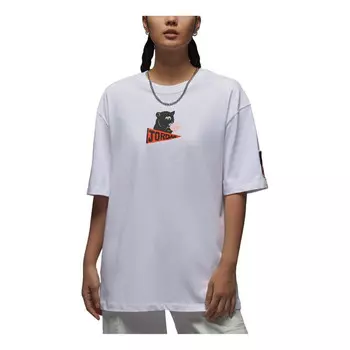 Футболка essential graphic t-shirt asia sizing 'white' Air Jordan, белый