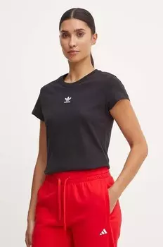 Футболка Essential из хлопка adidas Originals, черный