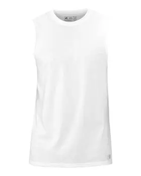 Футболка Essential Jersey без рукавов Muscle Russell Athletic, белый