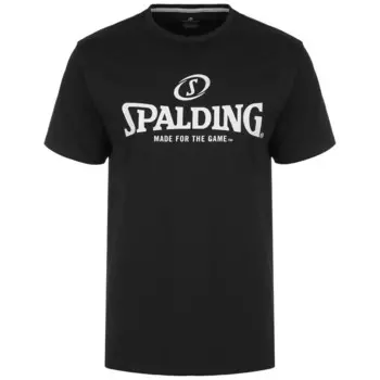 Футболка Essential Logo Мужское SPALDING, цвет schwarz