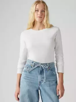 Футболка Essential с длинными рукавами Levi's, белый