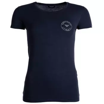 Футболка essential с заклепками и логотипом Emporio Armani, синий