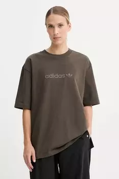 Футболка Essentials Adidas Originals, зеленый