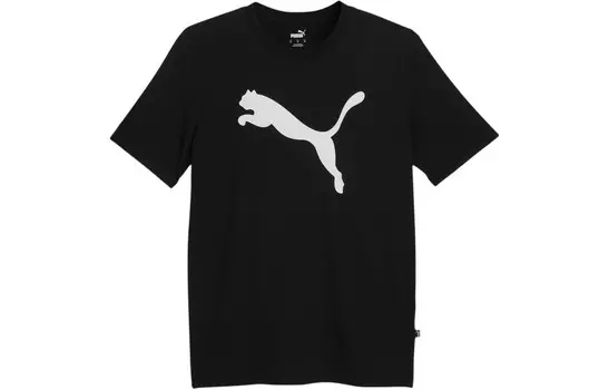 Футболка Essentials Big Cat для мужчин, черная Puma, черный