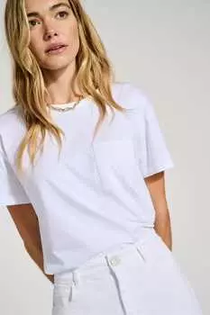 Футболка Essentials из регенеративного хлопка Baukjen, белый