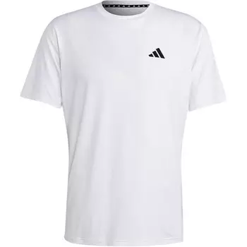 Футболка ESSENTIALS мужская белая/черная Adidas, белый/черный