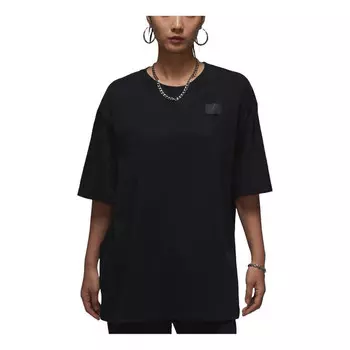 Футболка essentials oversized t-shirt asia sizing 'black' Air Jordan, черный