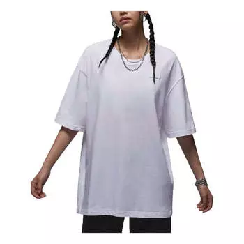 Футболка essentials oversized t-shirt asia sizing 'white' Air Jordan, белый