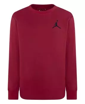 Футболка Essentials с длинными рукавами и вафельным узором Big Boys Jordan