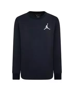 Футболка Essentials с длинными рукавами и вафельным узором Big Boys Jordan