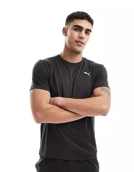 Футболка Essentials с логотипом Puma Cat черного цвета