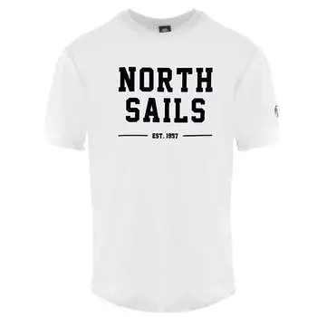 Футболка Est 1997 года North Sails, белый