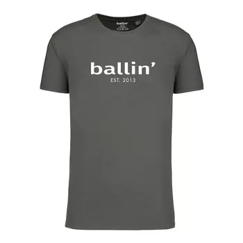 Футболка est 2013 рубашка обычного кроя Ballin, зеленый