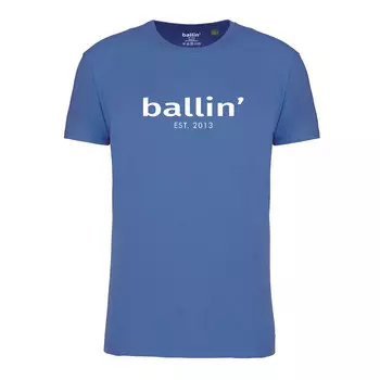 Футболка est 2013 рубашка обычного кроя Ballin, синий