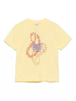 Футболка ETRO KIDS с принтом Pegaso, желтый