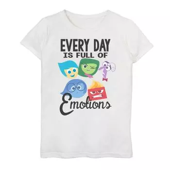 Футболка Every Day Emotions Disney/Pixar's Inside Out для девочек 7–16 лет Licensed Character