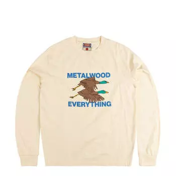 Футболка everything longsleeve Metalwood, белый