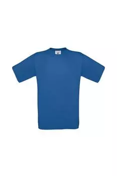 Футболка Exact 190 с круглым вырезом Футболка с короткими рукавами B&C, синий