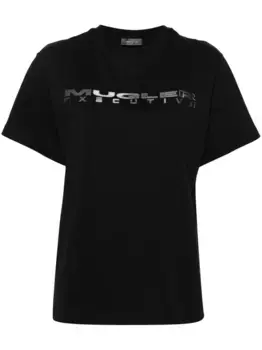 Футболка Executive с логотипом Mugler, черный