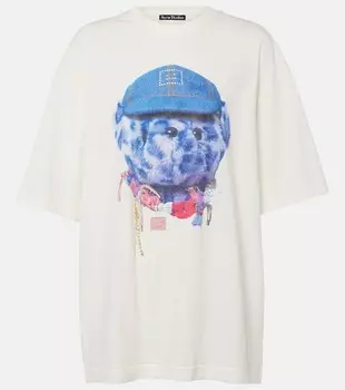 Футболка Exford из хлопкового джерси Acne Studios, белый