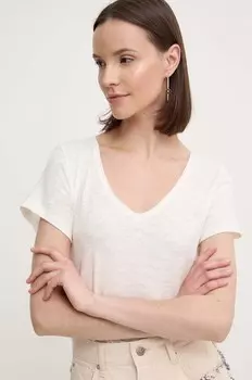 Футболка EZZY из хлопка Pepe Jeans, бежевый
