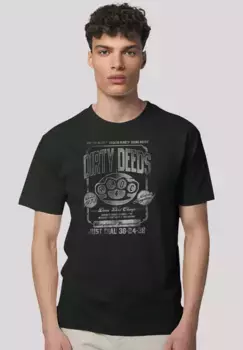 Футболка F4NT4STIC "AC/DC Dirty Deeds Done Cheap Just Dial", премиум качество, черный