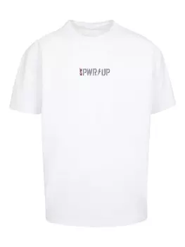 Футболка F4NT4STIC AC/DC PWRUP Stickerei, белый