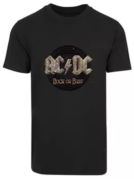 Футболка F4Nt4Stic AC/DC Rock or Bust, черный