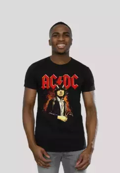 Футболка F4NT4STIC "ACDC Angus Highway To Hell для детей и мужчин", принт, черный