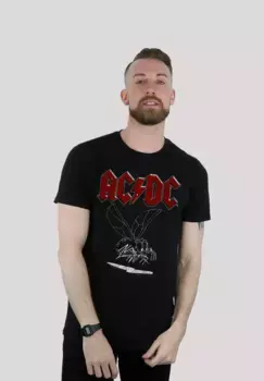 Футболка F4NT4STIC "ACDC Fly On The Wall 1985 для детей и мужчин", принт, черный