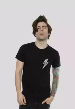 Футболка F4NT4STIC "ACDC Lightning Bolt для детей и мужчин", принт, черный