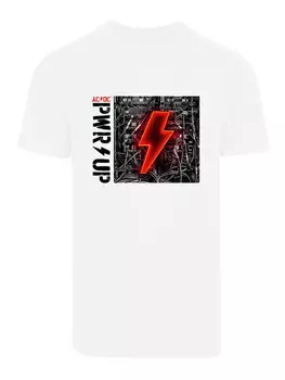 Футболка F4NT4STIC ACDC PWRUP Album fr Kinder & Herren, белый