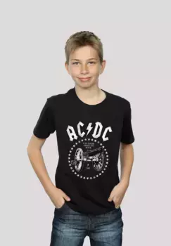 Футболка F4NT4STIC "ACDC We Salute You Cannon для детей и мужчин", принт, черный