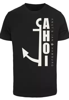 Футболка F4NT4STIC Ahoi Anker Crop Knut & Jan Hamburg, черный