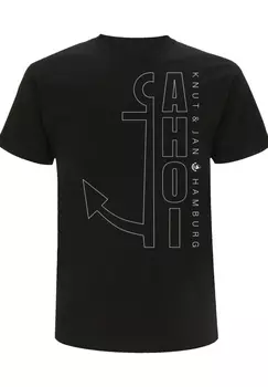 Футболка F4NT4STIC Ahoi Anker Outlines, черный