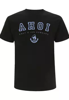 Футболка F4NT4STIC Ahoi Knut & Jan Hamburg, черный