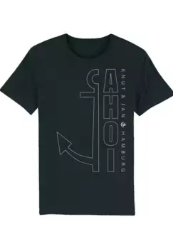 Футболка F4NT4STIC "Ahoy Anker Outlines", принт, черный